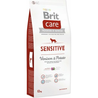 Brit Care Sensitive 12kg Dry Adult Dog Food Grain Free with Venision / Potatoes Brit Care Sensitive 12kg Dry Adult Dog Food Grain Free with Venision / Potatoes